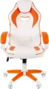 Кресло CHAIRMAN Game 16 White (белый/оранжевый) фото 2