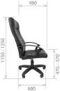 Кресло Chairman СТ-80 (экокожа черный) фото 5