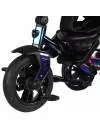 Детский трехколесный велосипед City-Ride Lunar CR-B3-10RB (черный, рама хамелеон фиолетовый) фото 5