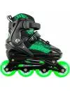 Роликовые коньки Cosmoride Skater (черный/зеленый) фото 3