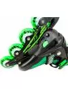 Роликовые коньки Cosmoride Skater (черный/зеленый) фото 5