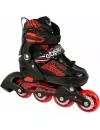 Роликовые коньки Cosmoride Skater (черный/красный) фото 3