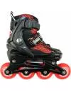 Роликовые коньки Cosmoride Skater (черный/красный) фото 4