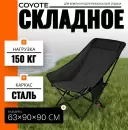 Кресло Coyote TOS GB-03 (84x77x63, черный) icon 3