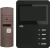 Комплект видеодомофона CTV CTV-DP1400N (черный/бронза) icon