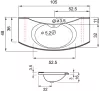 Умывальник Цвет и Стиль Техно 105 x 48 icon 7