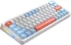 Клавиатура Cyberlynx ZA63 Pro White Blue Orange (TNT Yellow) фото 4