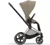 Детская универсальная коляска Cybex Priam IV 2 в 1 (Matt Black/Cozi Beige) icon 3