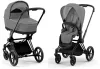 Универсальная коляска Cybex Priam IV 2 в 1 (Soho Grey/Matt Black) icon