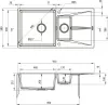 Кухонная мойка Deante Corio ZRC 2513 icon 2