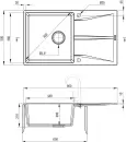 Кухонная мойка Deante Corio ZRC 511A icon 2