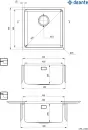 Кухонная мойка Deante Egeria ZPE 010B icon 3