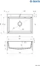 Кухонная мойка Deante Eridan ZQE N103 icon 2