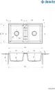 Кухонная мойка Deante Eridan ZQE N203 icon 2
