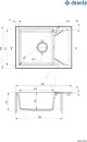 Кухонная мойка Deante Evora ZQJ N11A icon 2