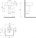 Умывальник Deante Hiacynt CDH 6U5W icon 2