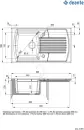 Кухонная мойка Deante Lusitano ZCL 611N icon 2