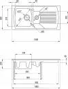 Кухонная мойка Deante Lusitano ZCL 651N icon 2