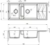 Кухонная мойка Deante Magnetic ZRM S213 icon 3