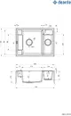Кухонная мойка Deante Magnetic ZRM S503 icon 2