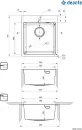 Кухонная мойка Deante Olfato ZPO 010A icon 3