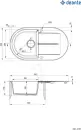 Кухонная мойка Deante Piva ZQI 211B icon 2