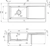 Кухонная мойка Deante Sabor ZCB 3113 icon 3