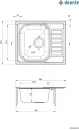Кухонная мойка Deante Soul ZEO 011A icon 2