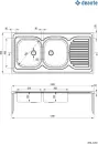 Кухонная мойка Deante Tango ZE6 0210 icon 2
