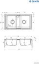 Кухонная мойка Deante Zorba ZQZ 7203 icon 2