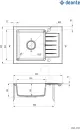 Кухонная мойка Deante Zorba ZQZ G11A icon 2