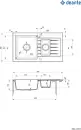 Кухонная мойка Deante Zorba ZQZ G513 icon 2