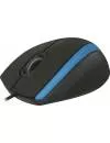 Компьютерная мышь Defender #1 MM-340 Black/Blue фото 2