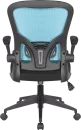 Кресло Defender Akvilon (черный/голубой) фото 4