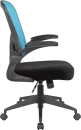 Кресло Defender Akvilon (черный/голубой) фото 6