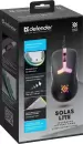 Игровая мышь Defender Solas Lite GM-173 (черный/серый) фото 7