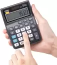 Бухгалтерский калькулятор Deli E1122/GRAY icon 2