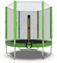 Батут DFC Trampoline Fitness с сеткой 6ft (зеленый) фото 5
