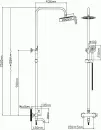 Душевая система Diadonna Д65-35005S icon 2