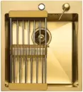 Кухонная мойка Diamond 450*500, коландер, дозатор GOLD DECOR фото 2