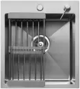 Кухонная мойка Diamond 450*500, коландер, дозатор SATIN DECOR icon 2