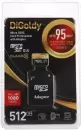 Карта памяти DiGoldy Extreme Pro microSDXC 512GB DG512GCSDXC10UHS-1-ELU3 (с адаптером) icon