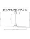 Вентилятор Dreamfan Simple 90 фото 8