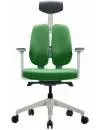 Кресло Duorest D200-W 1DGN1 (белый пластик/ткань зеленый) фото 2