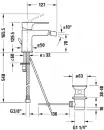 Смеситель Duravit B.1 B12400001010 фото 2