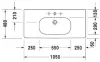 Умывальник Duravit D-Code 108x48 icon 2