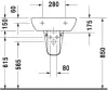 Умывальник Duravit D-Code 55x43 icon 2