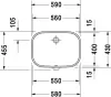Умывальник Duravit D-Code 58x45.5 icon 2