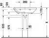Умывальник Duravit DuraStyle 2319650000 фото 6