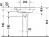 Умывальник Duravit DuraStyle 2320650000 фото 6